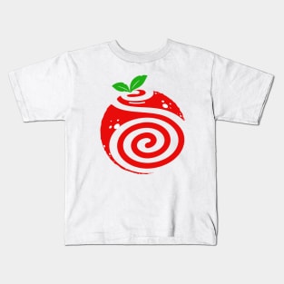 Swirly Letter S Red Fruit Kids T-Shirt